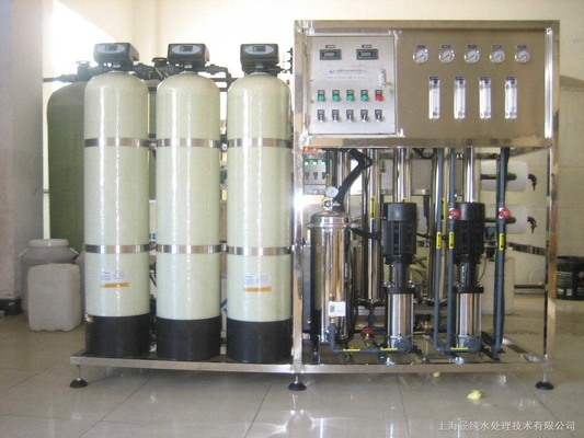 Hệ thống RO 500LPH kiểm soát hoàn toàn / bán kiểm soát thẩm thấu ngược cho nước tinh khiết