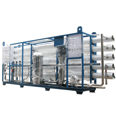 Máy tạo nước thực vật thẩm thấu ngược nước biển 35000 PPM Vật liệu SS316L