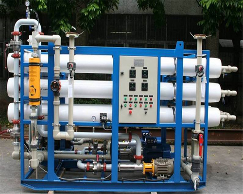 Máy tạo nước thực vật thẩm thấu ngược nước biển 35000 PPM Vật liệu SS316L