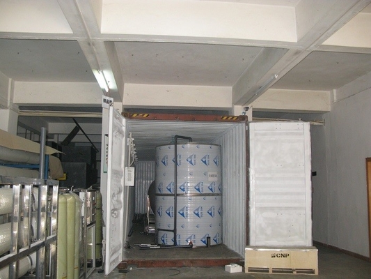 Máy khử mặn nước biển có lỗ khoan trong container Máy khử muối nước biển tốt cho thủy lợi