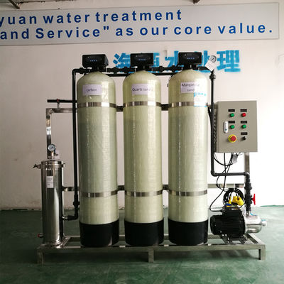 2000L / giờ Bộ lọc nước sắt Mangan 70% -75% Hiệu quả phục hồi 450kg