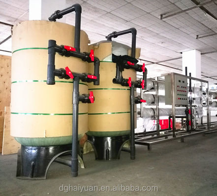 2000L / giờ Bộ lọc nước sắt Mangan 70% -75% Hiệu quả phục hồi 450kg