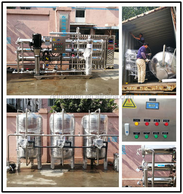 Hệ thống lọc nước Osmose thương mại 19.5KW SUS304 Vật liệu Màng DOW
