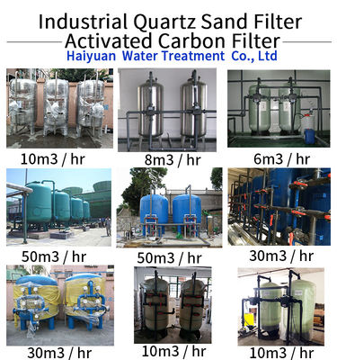 Bộ lọc nước than hoạt tính dạng hạt GAC 25TPH để phủ các chất phụ trợ