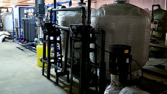 Máy lọc PP thẩm thấu ngược Nhà máy RO, Nhà máy xử lý nước thẩm tách bằng điện FRP
