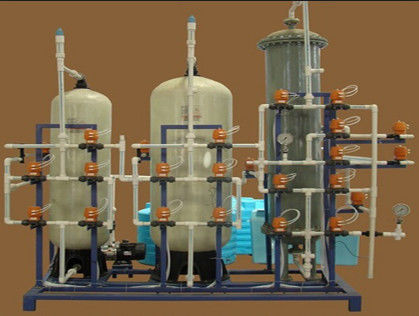 Hệ thống nước khử ion phòng thí nghiệm 600KG, nhà máy xử lý nước khử khoáng FRP