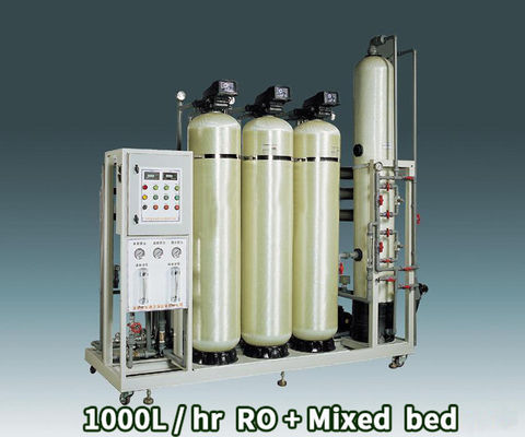 1000L mỗi giờ Nhà máy xử lý nước khử khoáng Áp suất 15 bar
