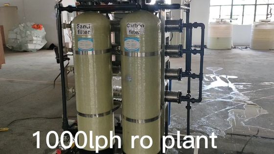 Nhà máy RO thẩm thấu ngược tự động 500L / H